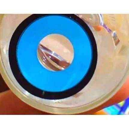 Circle Blue Halloween Lens
