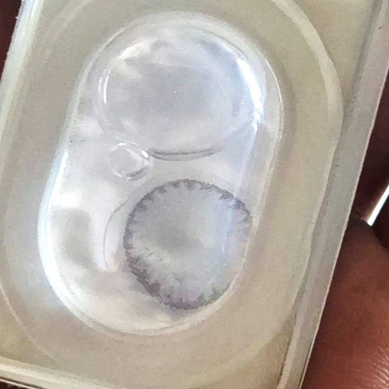 Air Optix Colors Sterling Grey lens in blister pack