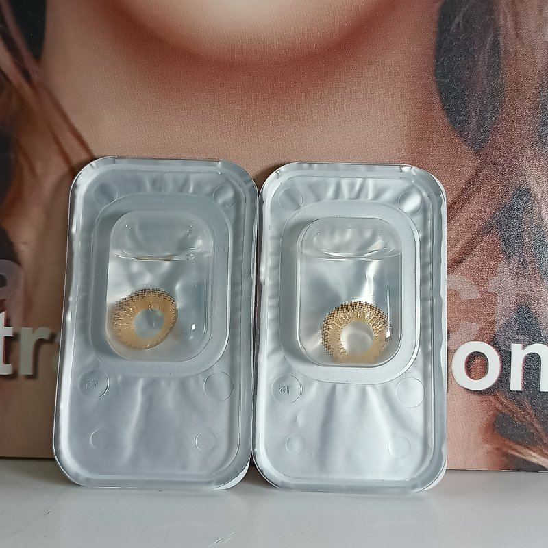 FreshKon Warm Hazel Colors Fusion contact lens